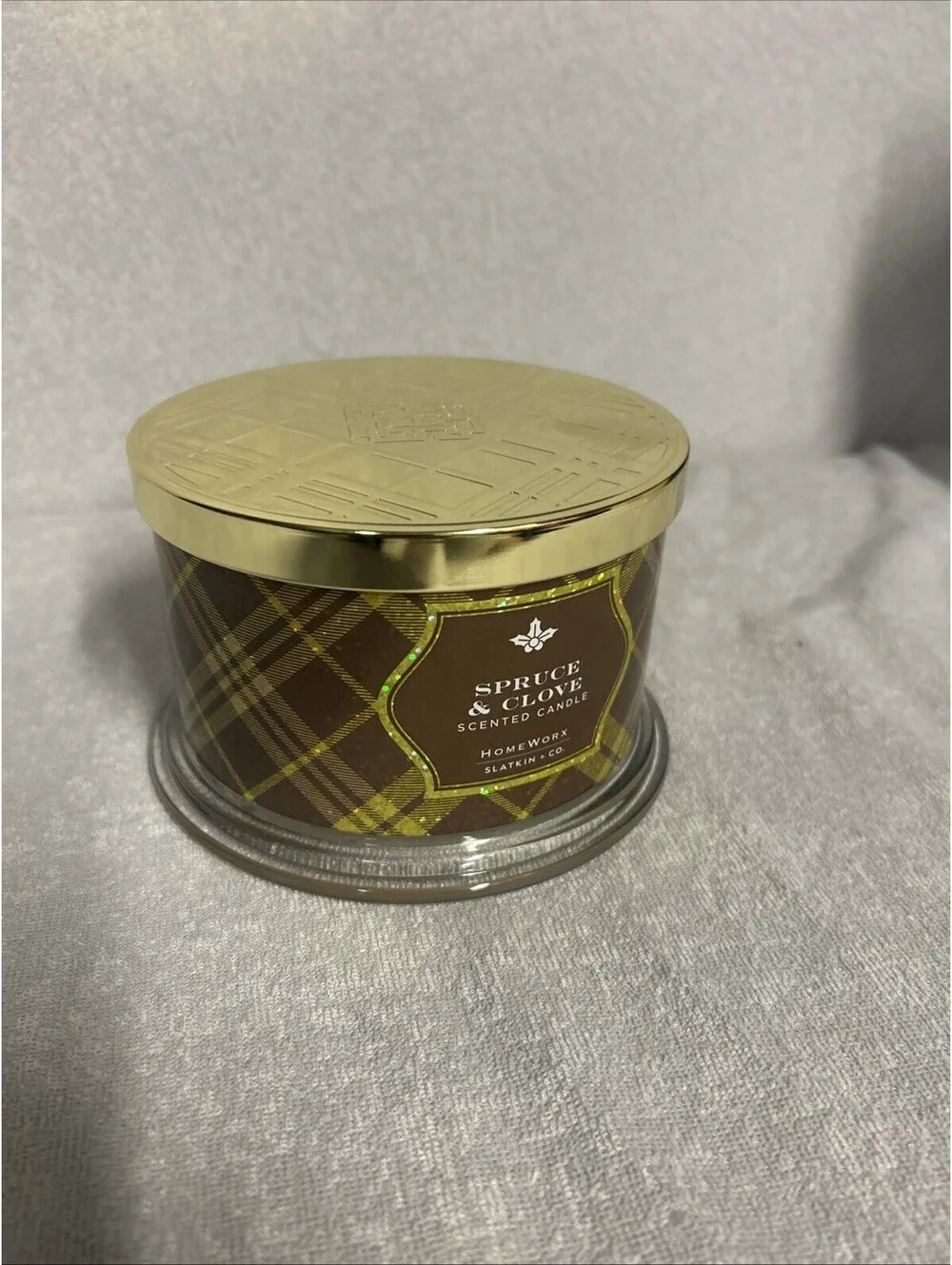 Slatkin + Co: Spruce & Clove 3-Wick Scented Candle Homeworx New